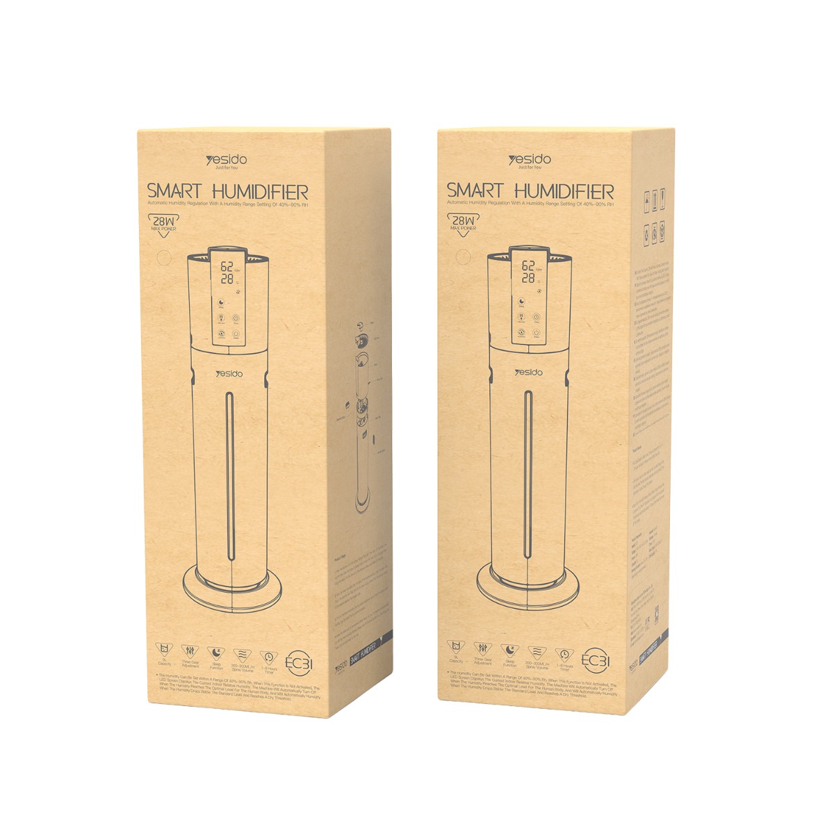 YESIDO EC31 9L Smart Air Humidifier
