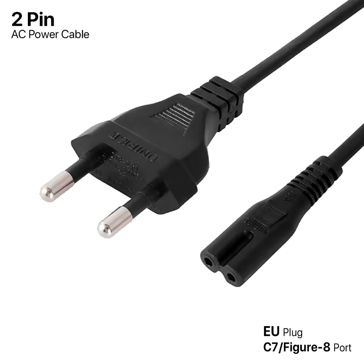 كيبل طاقة 2Pin EU AC