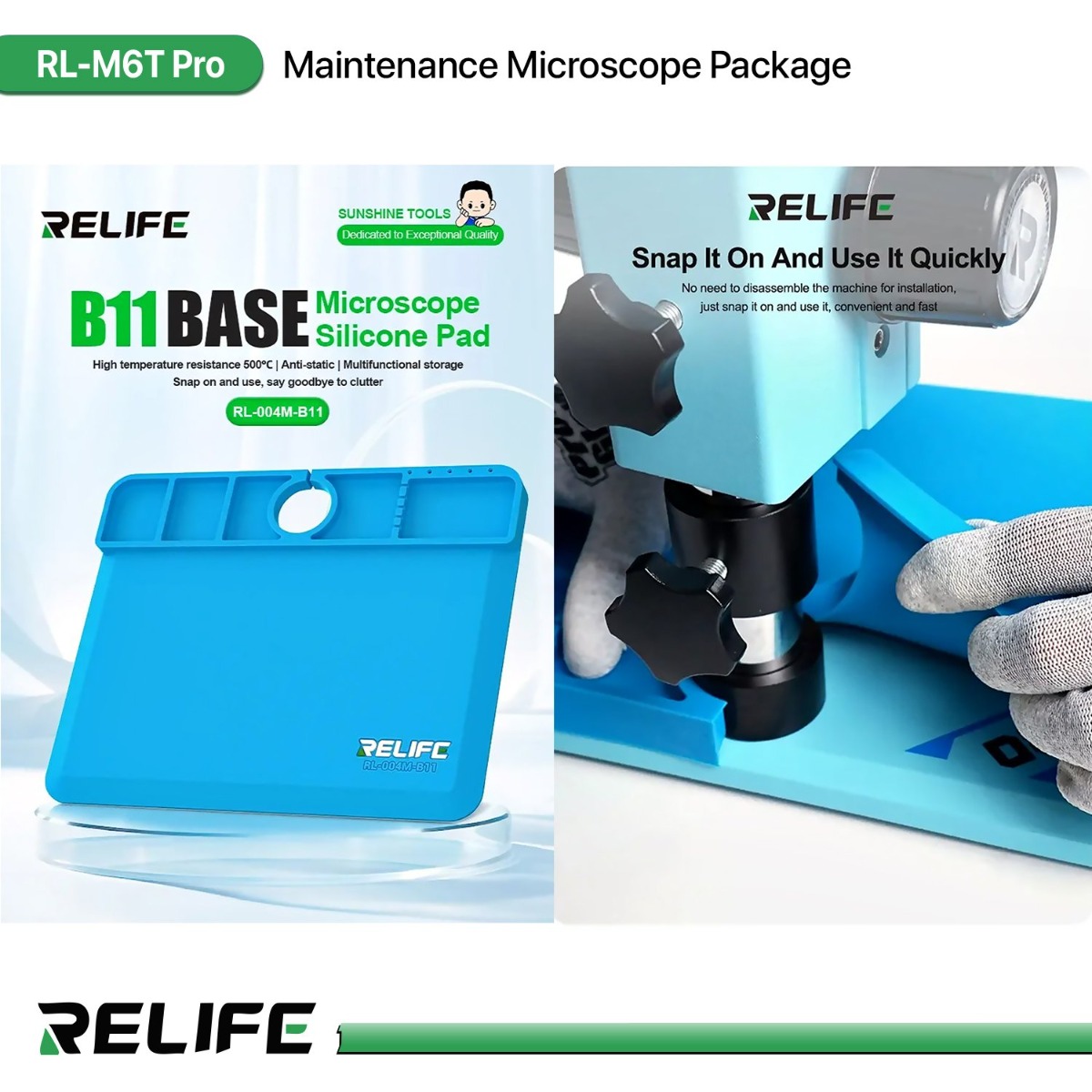 RELIFE RL-M6T Pro Maintenance Microscope Package