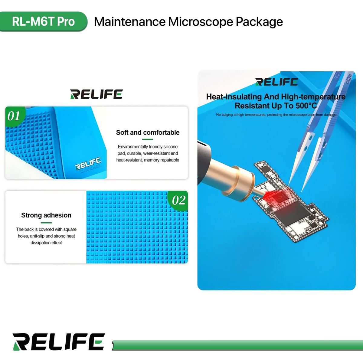 مجموعة مجهر الصيانة RELIFE RL-M6T Pro