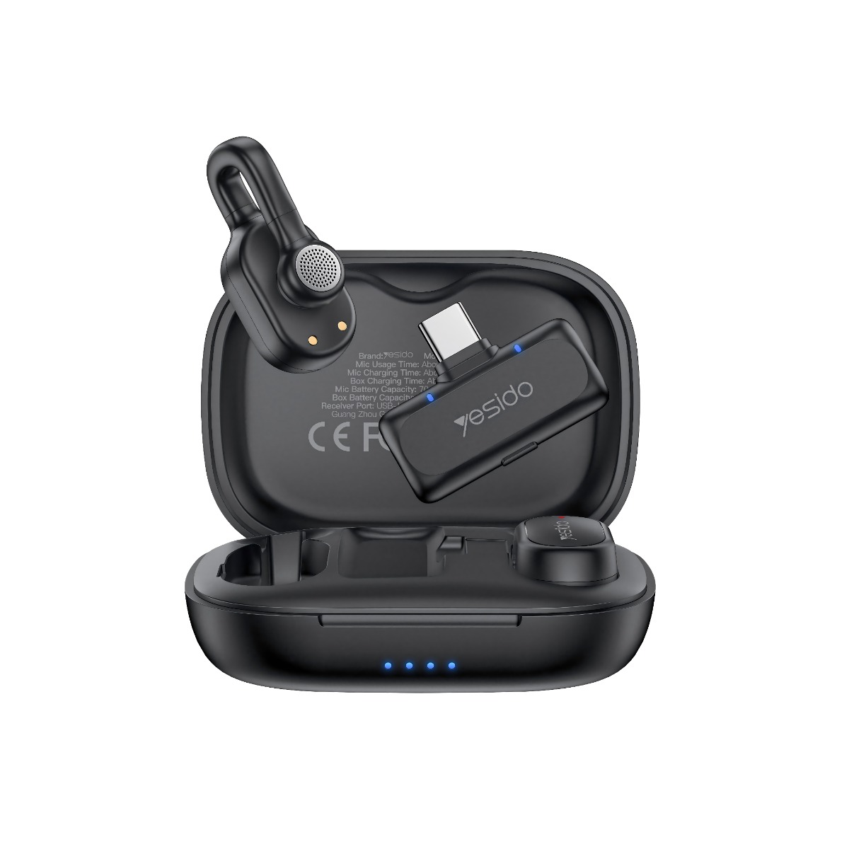 YESIDO KR25 Type-C Dual Wireless Microphone