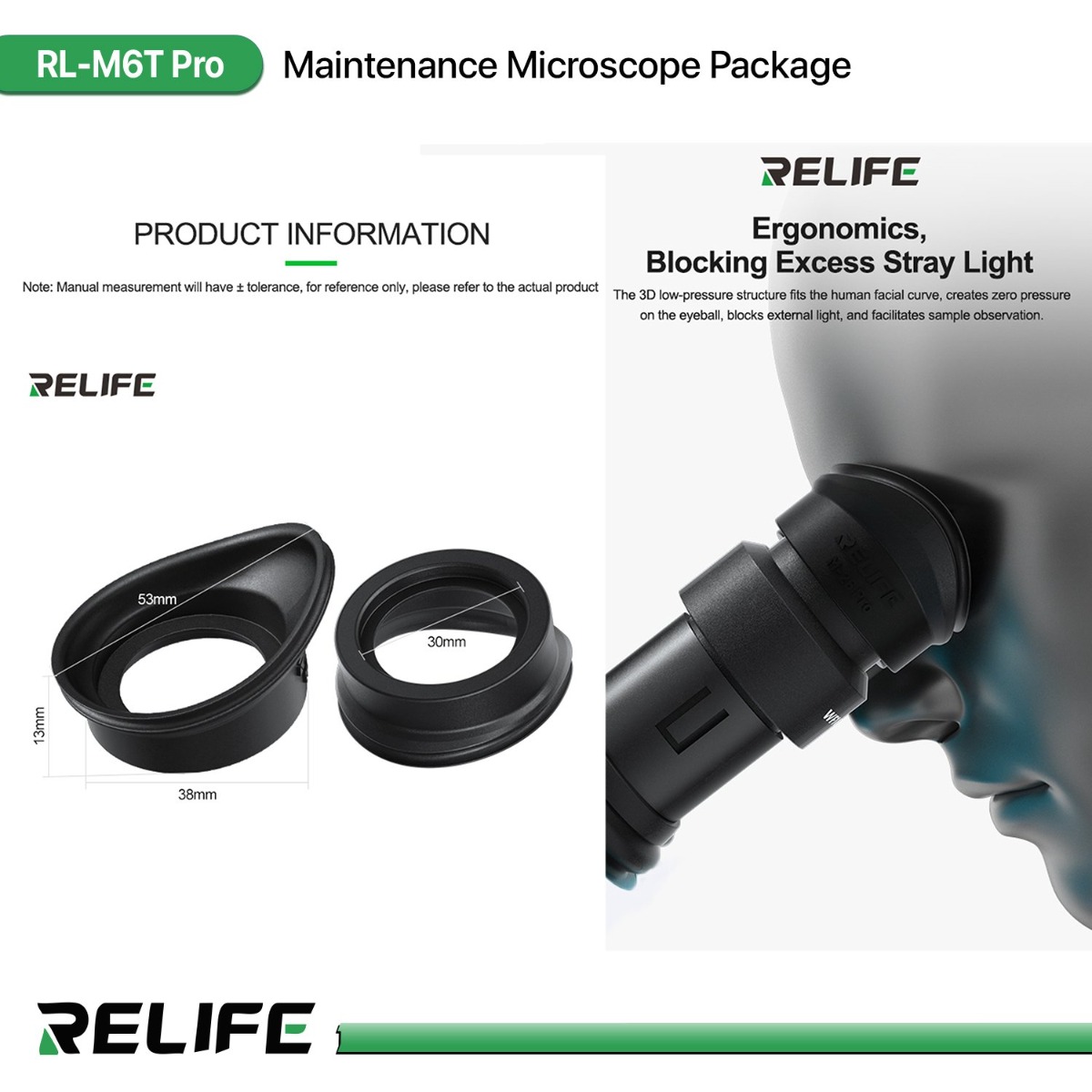RELIFE RL-M6T Pro Maintenance Microscope Package