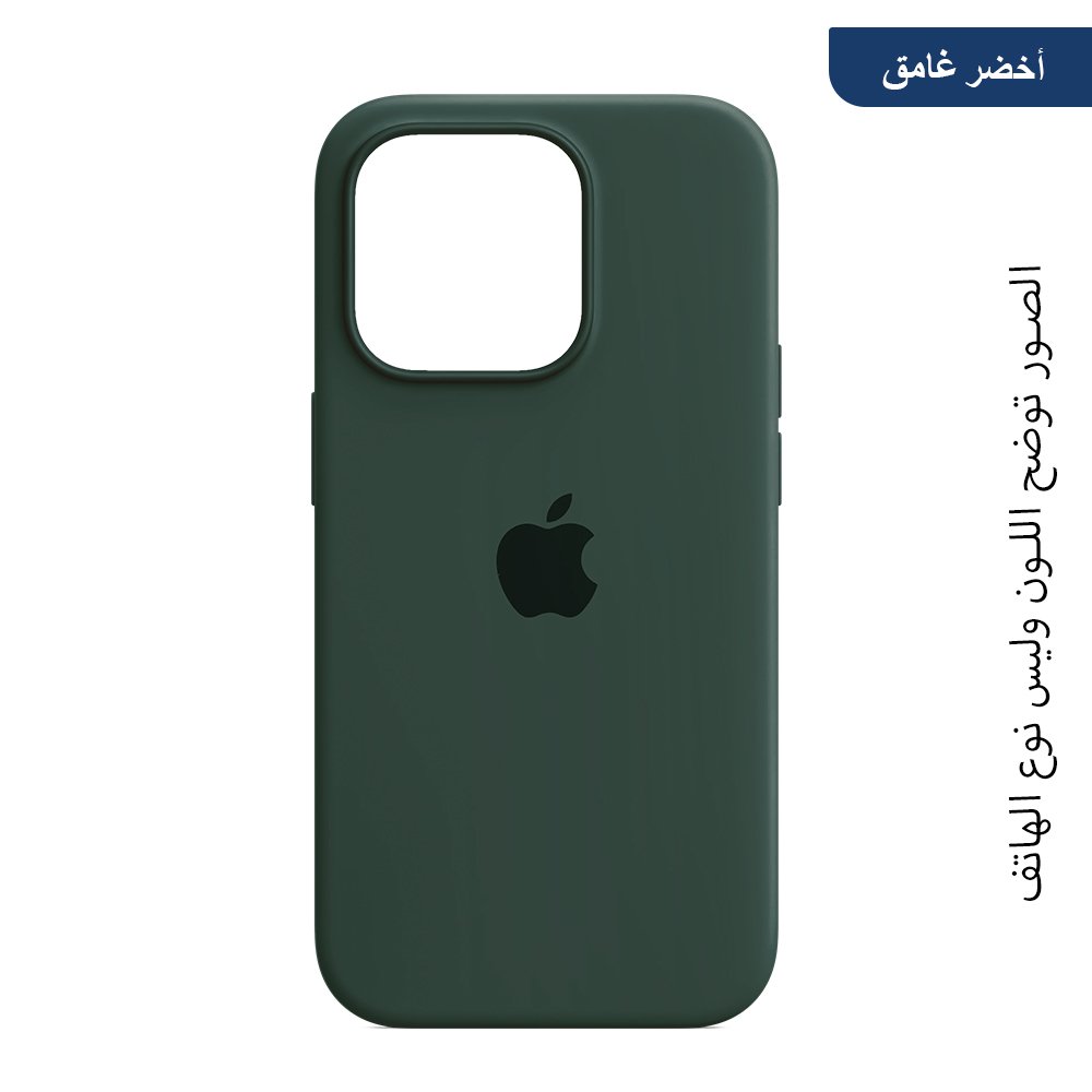 2025 Silicone Back Case with Apple Logo For iPhone