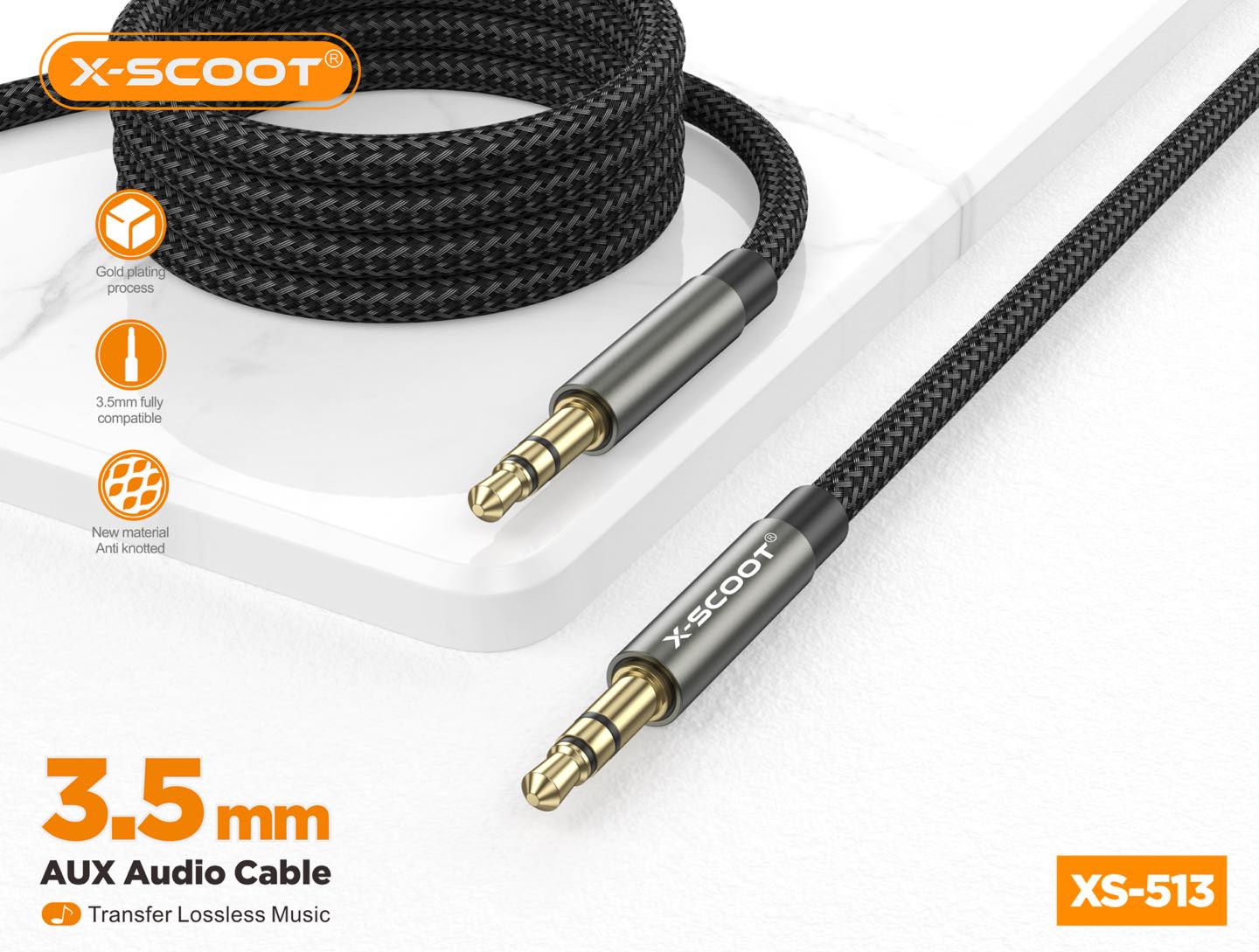 X-SCOOT XS-513 AUX Audio Cable