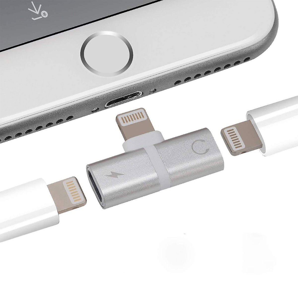 7G Mini Lightning 2in1 Audio Adapter