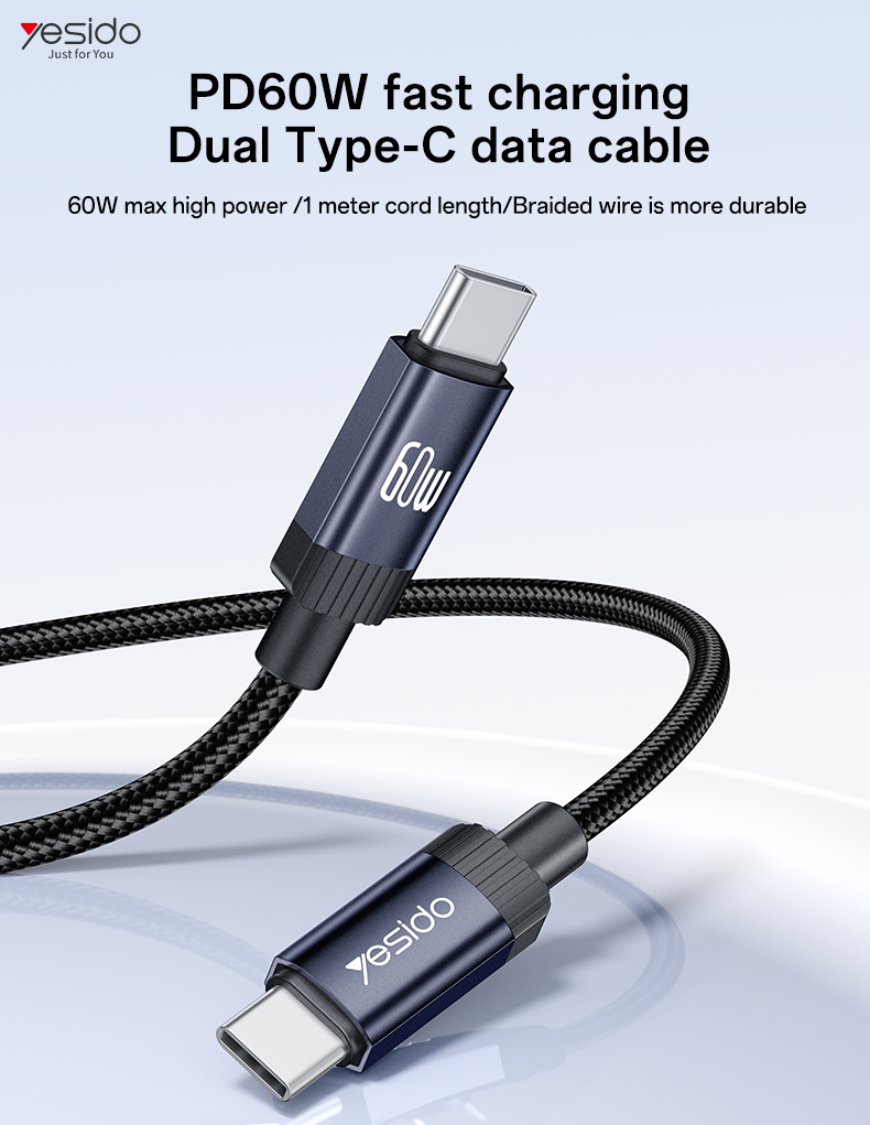 YESIDO CA204 60W Type-C PD Cable