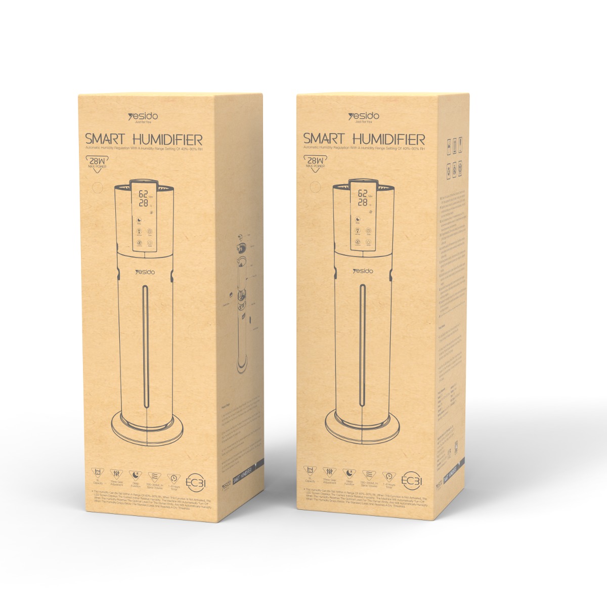 YESIDO EC31 9L Smart Air Humidifier