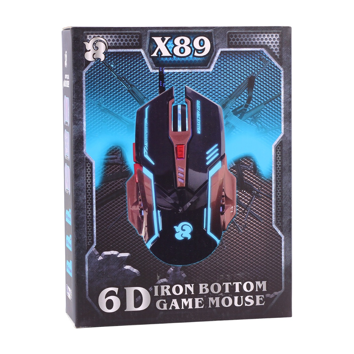V6 / X89 Wired Optical Gaming Mouse