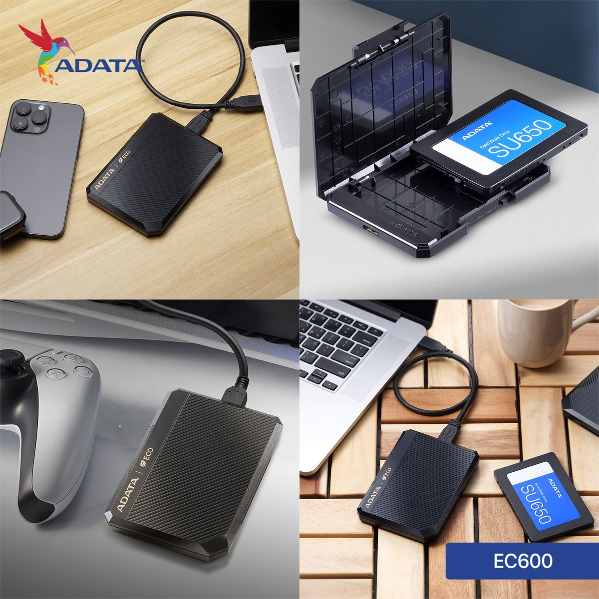 ADATA EC600 External Enclosure HDD/SSD