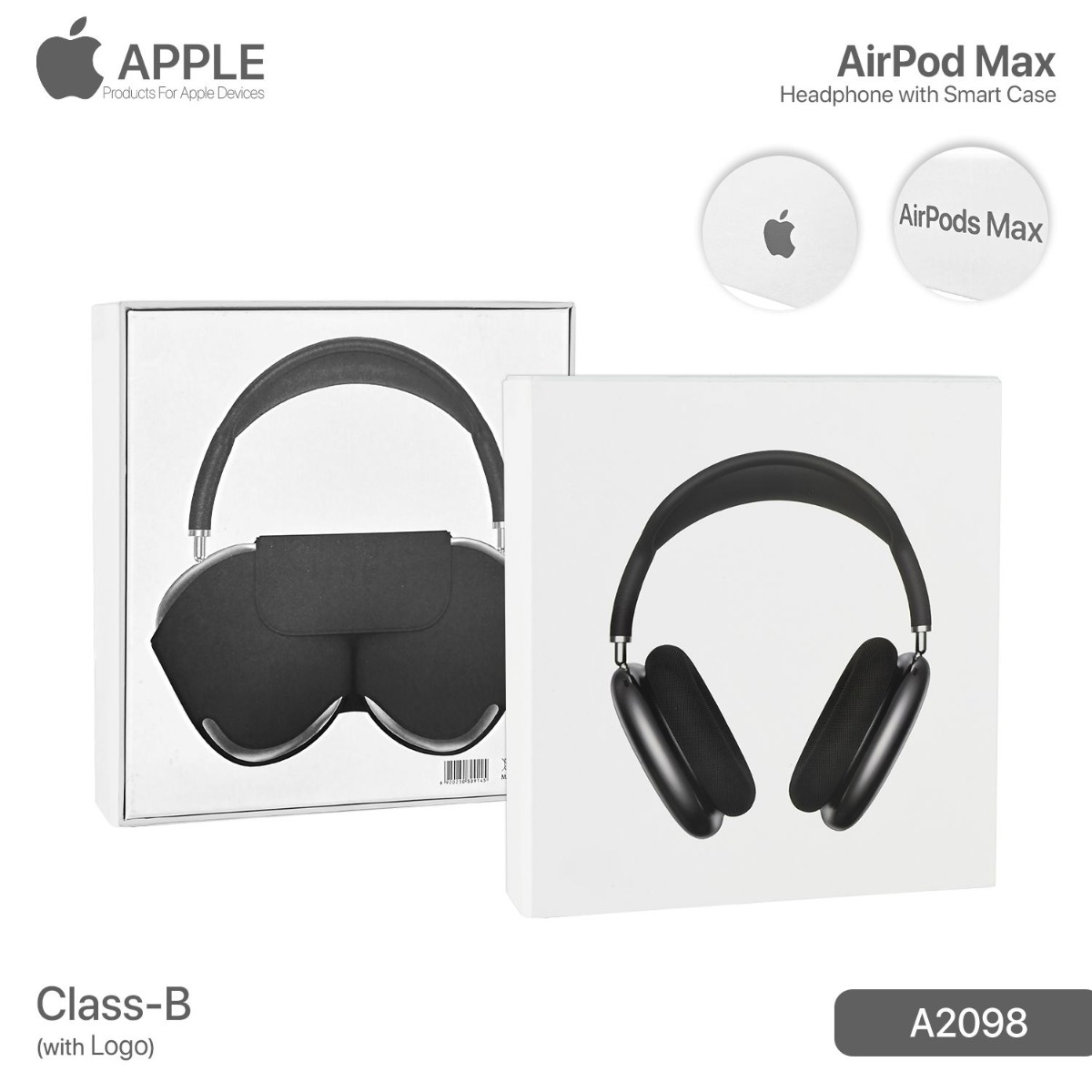 سماعة الرأس AirPods Max بلوتوث مع لوجو (Class-B)