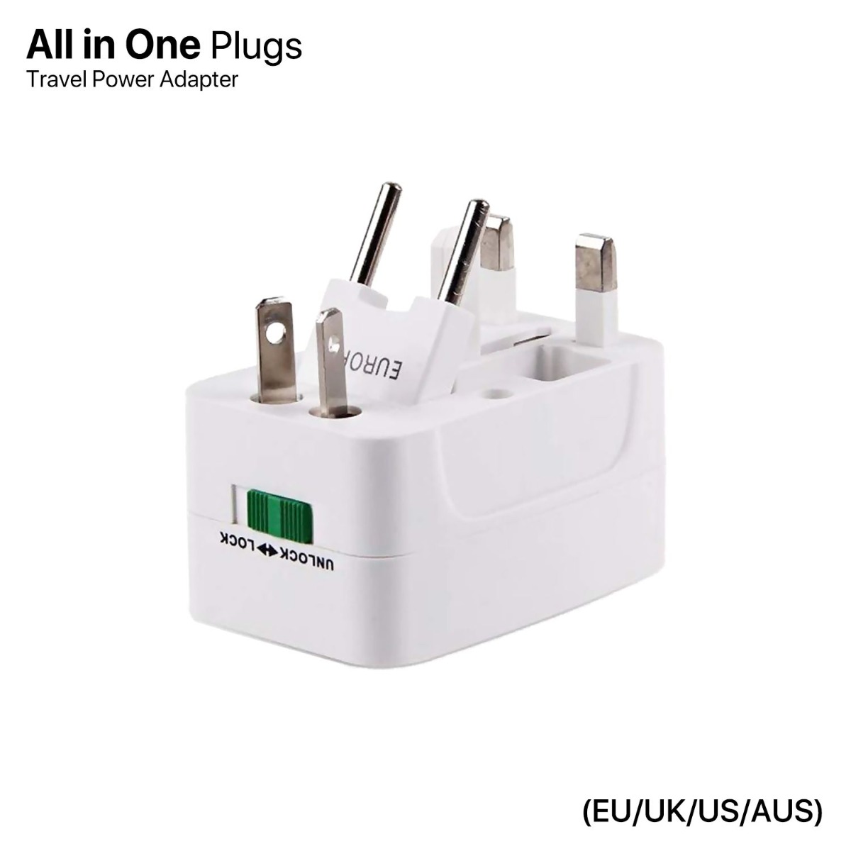 All in One Travel Power Adapter (EU/UK/US/AUS)