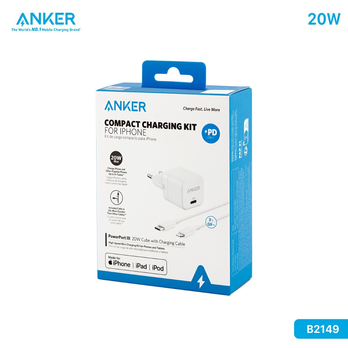 Anker B2149 20W PD Charger