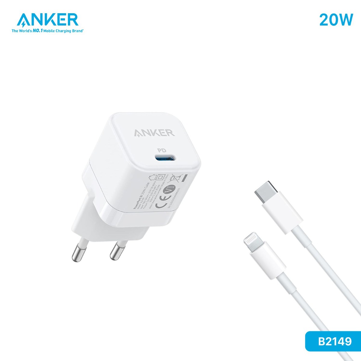 شاحن Anker B2149 20W PD