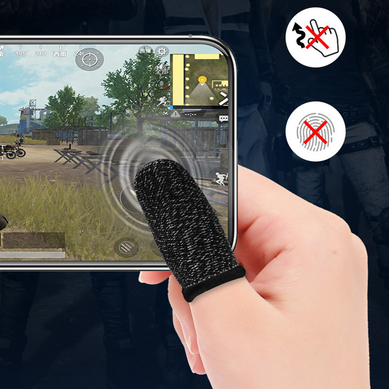 Anti-Sweat Finger Sleeves For Mobile Gaming