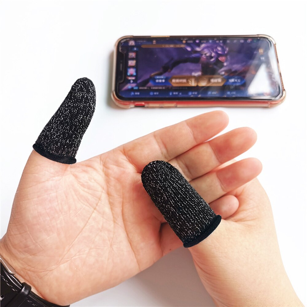 Anti-Sweat Finger Sleeves For Mobile Gaming