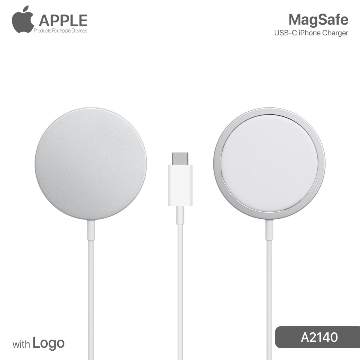 Apple 15W MagSafe Charger with Logo