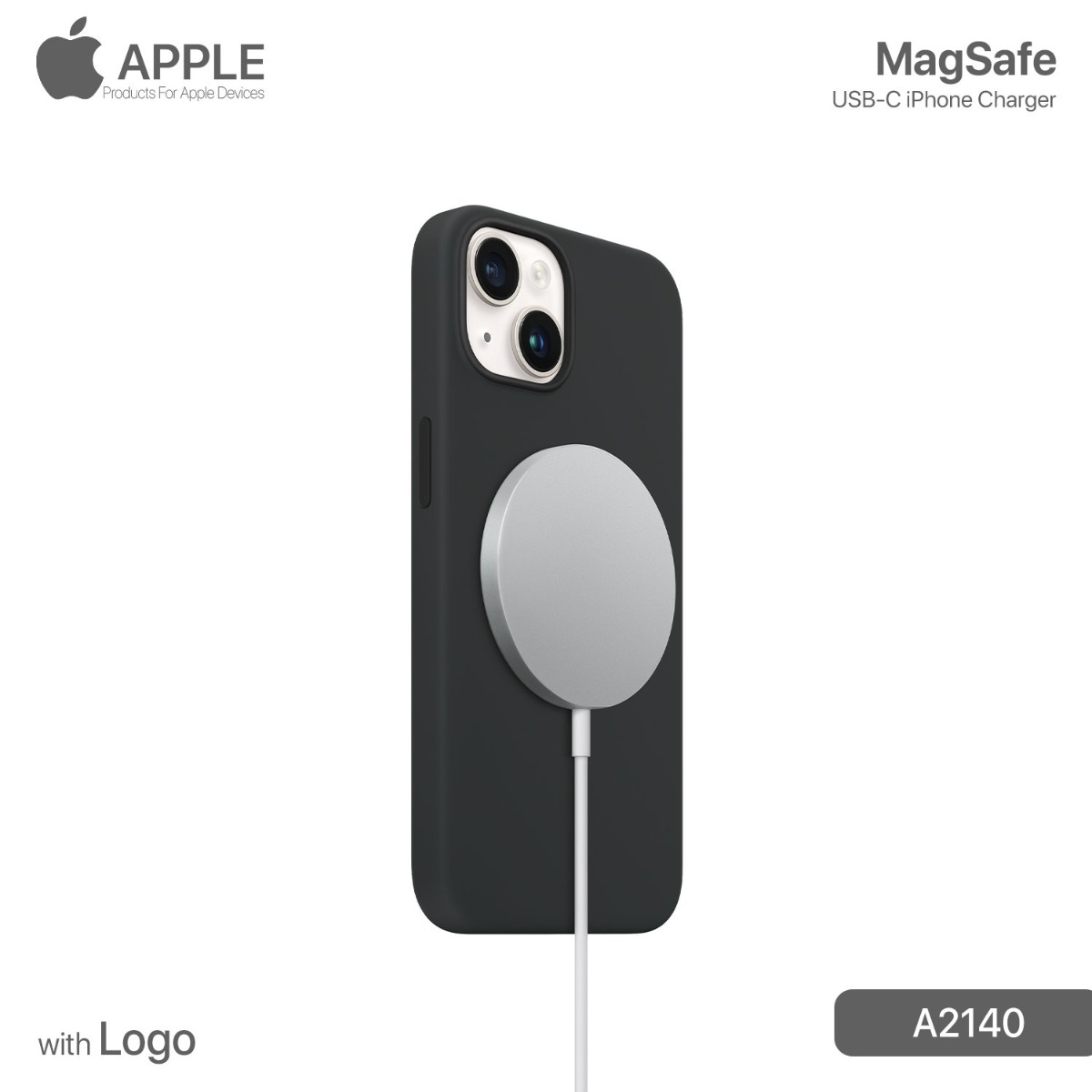Apple 15W MagSafe Charger with Logo
