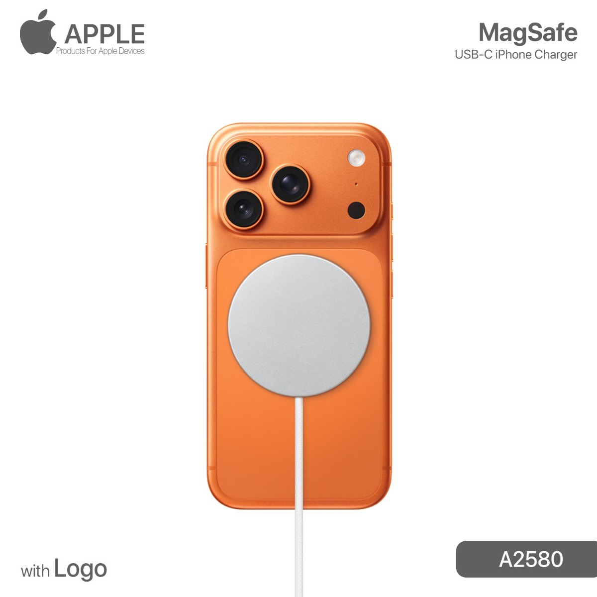 Apple 25W MagSafe Charger with Logo