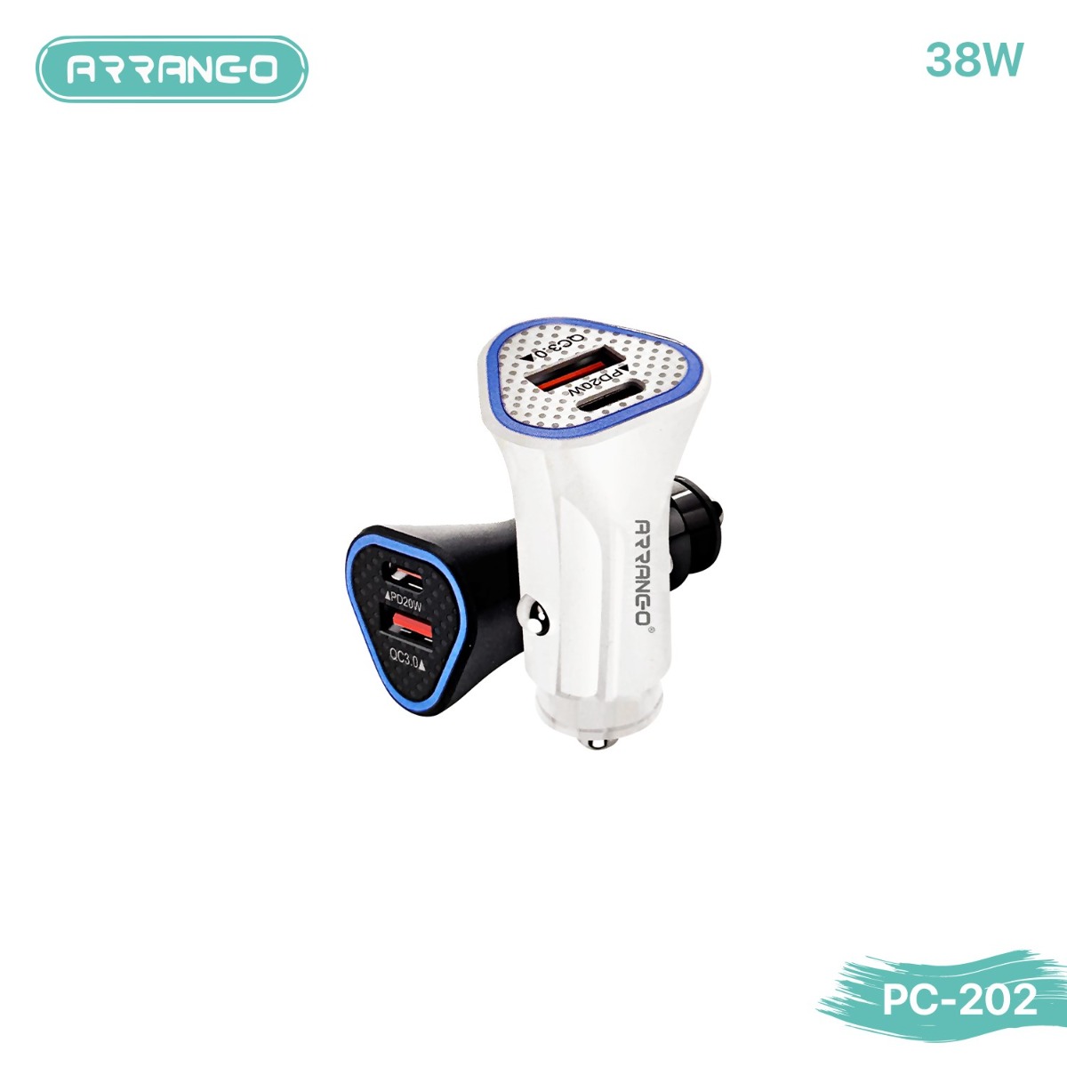 ARRANCO PC202 38W PD Car Charger