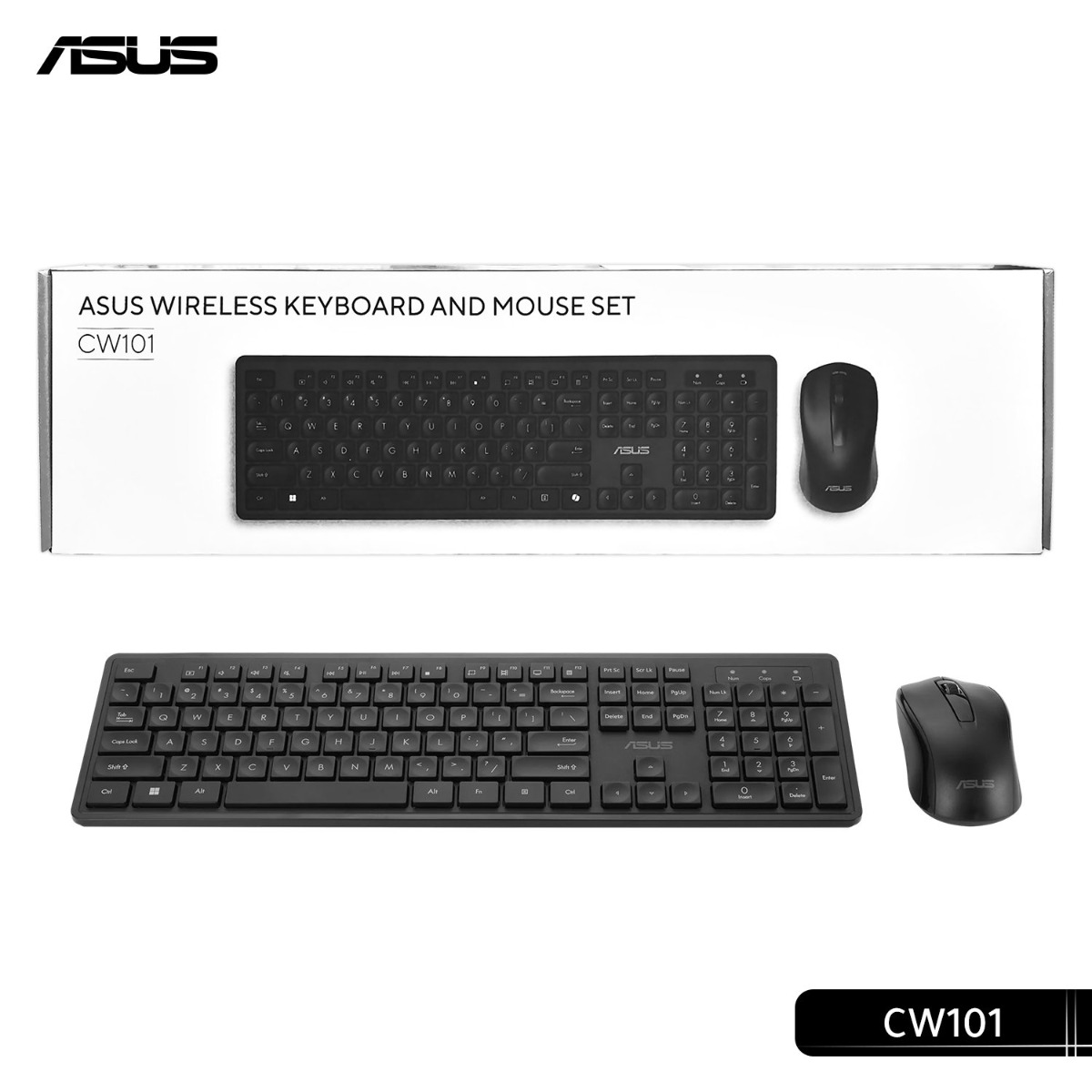 كيبورد وماوس ASUS CW101 لاسلكي