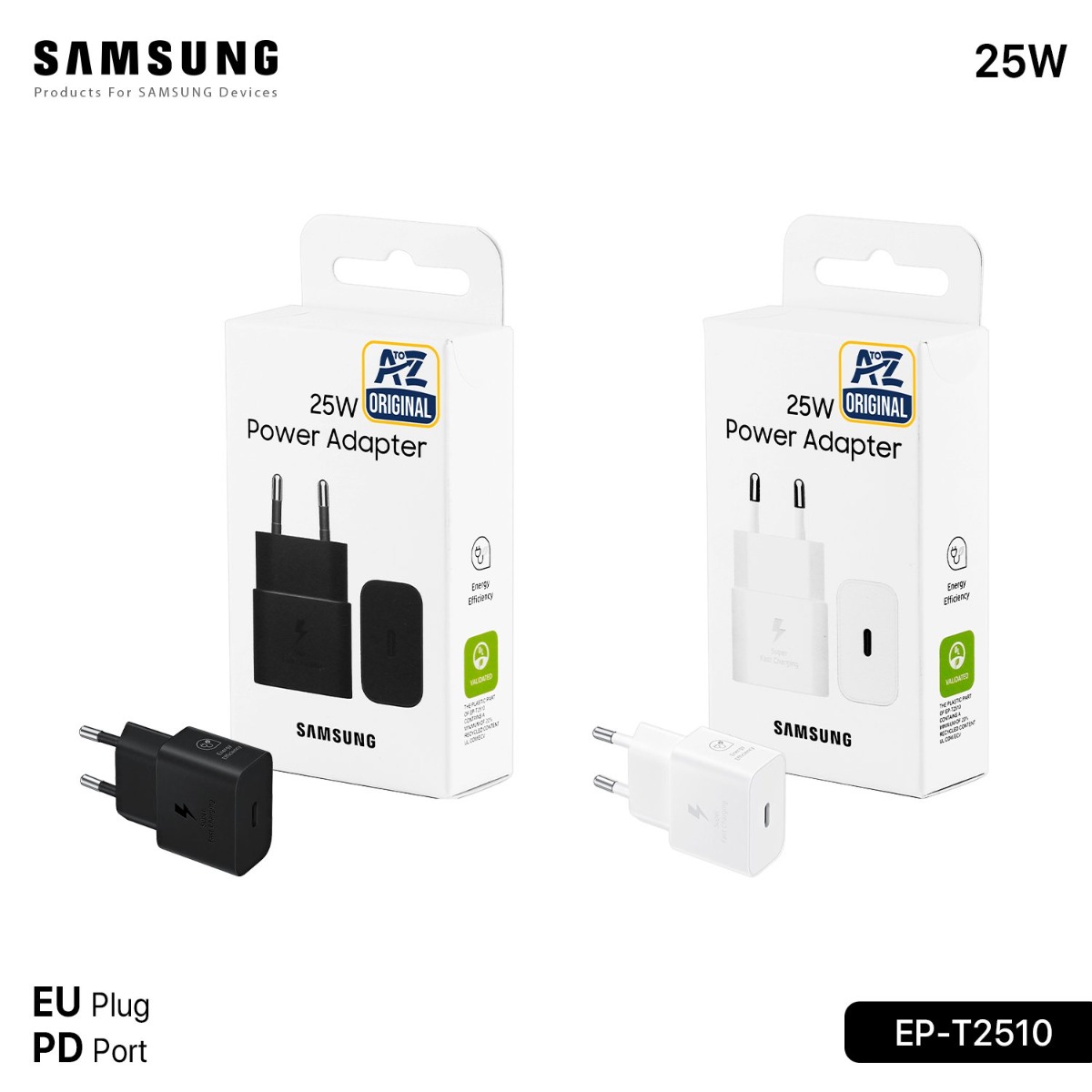 Original Samsung EP-T2510 EU 25W PD Charger