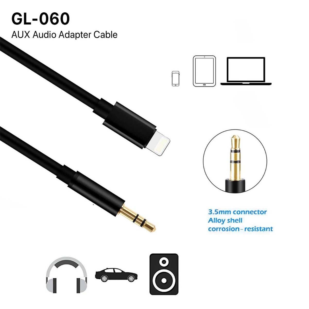 Aux Cable GL060 for iPhone 
