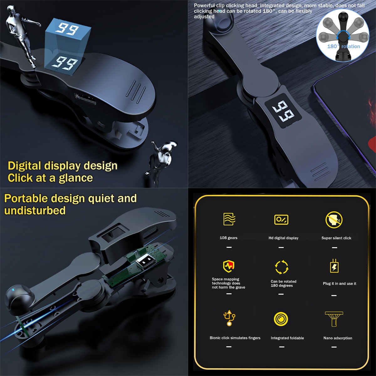 B-02 Intelligent Screen Auto Clicker For TikTok