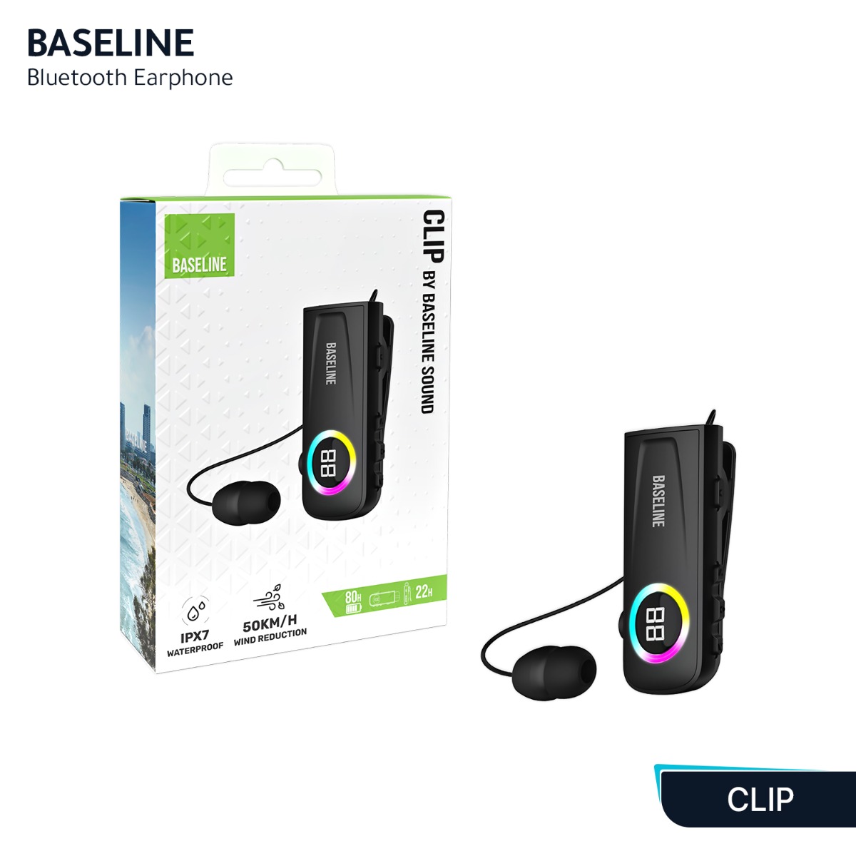 BASELINE CLIP Bluetooth Earphone