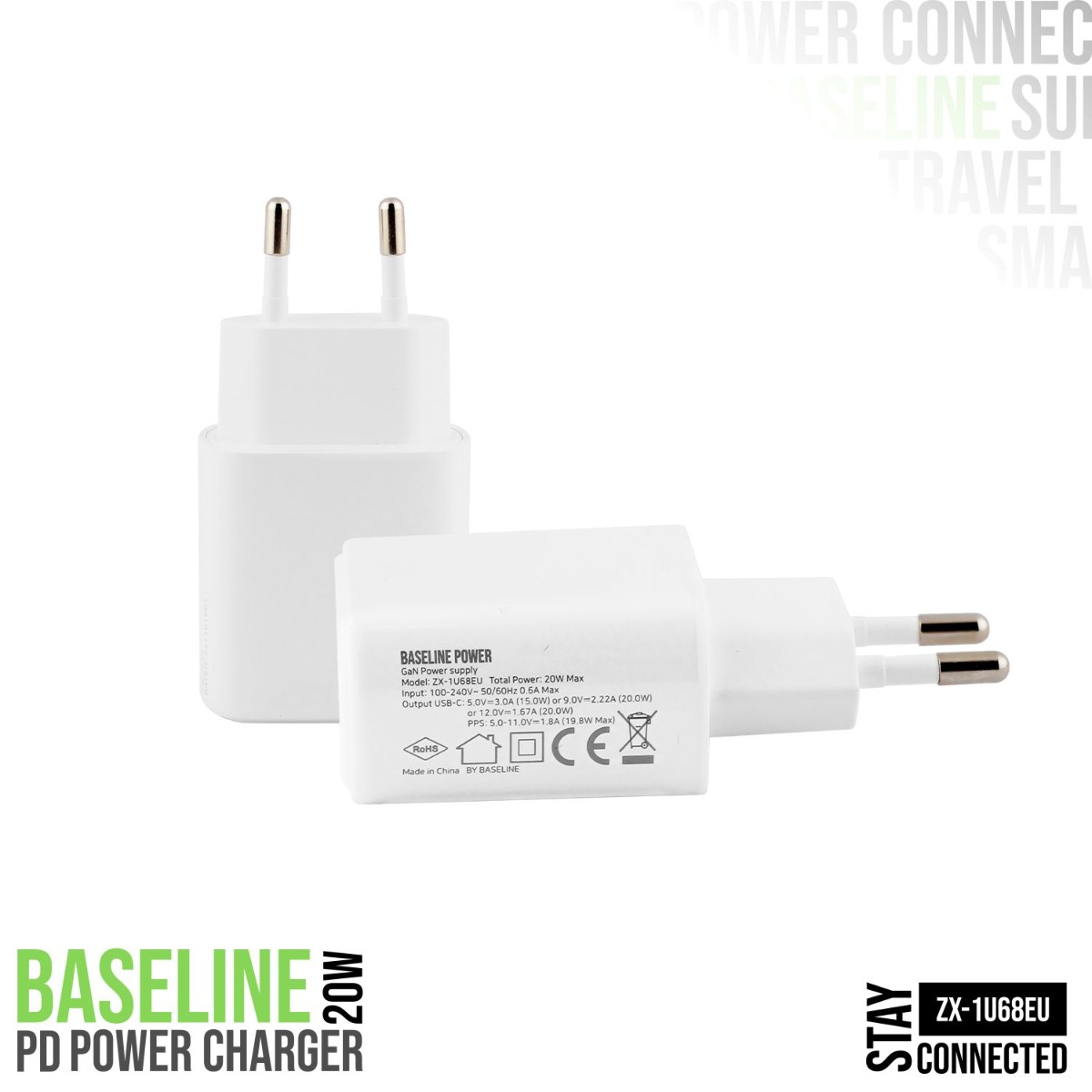 شاحن BASELINE ZX-1U68EU 20W PD