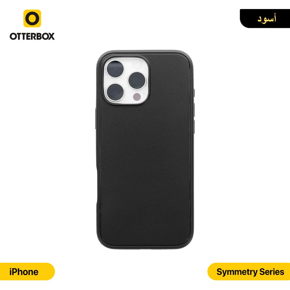 OTTERBOX Symmetry Black Mobile Back Case with Logo