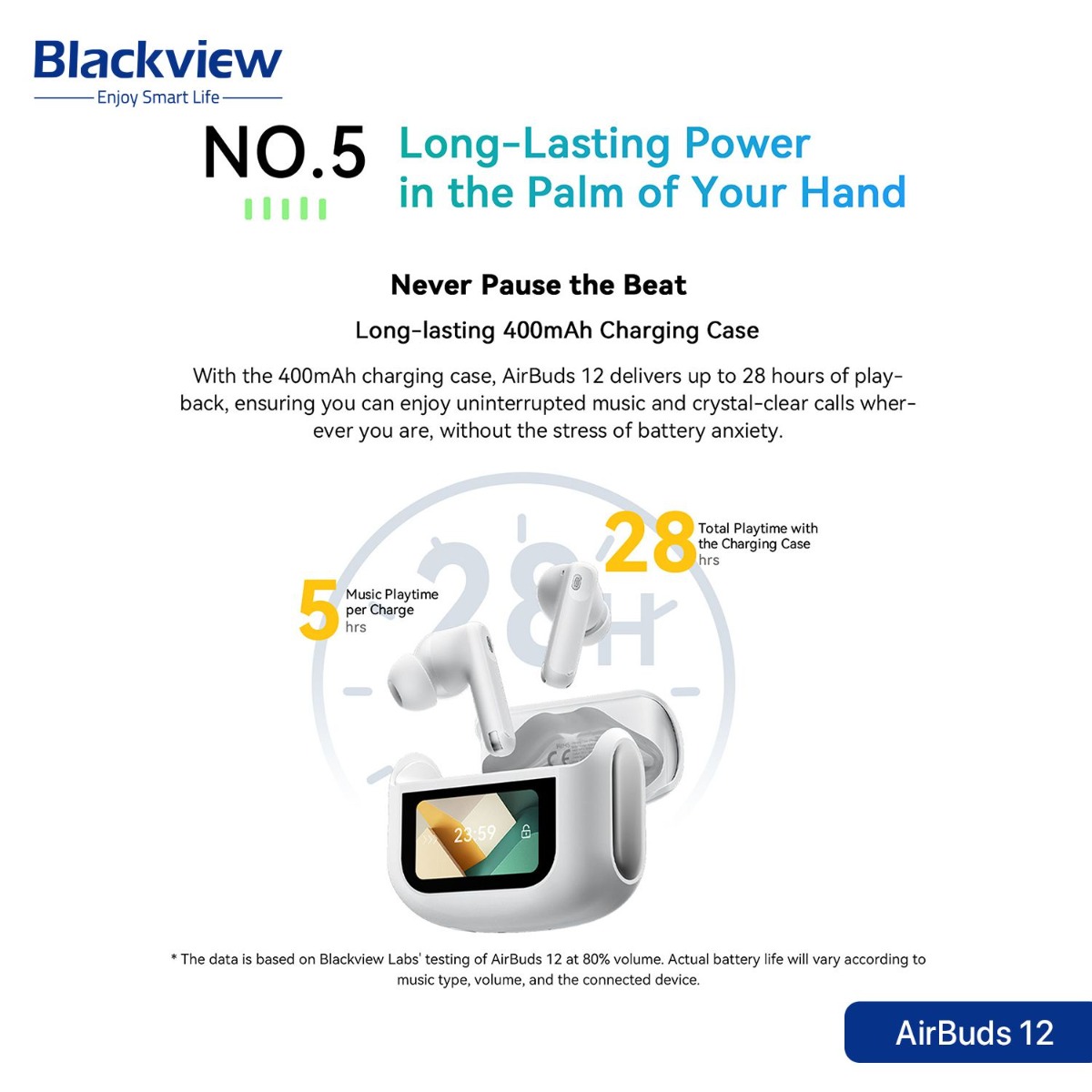 Blackview AirBuds 12 Bluetooth Earphone