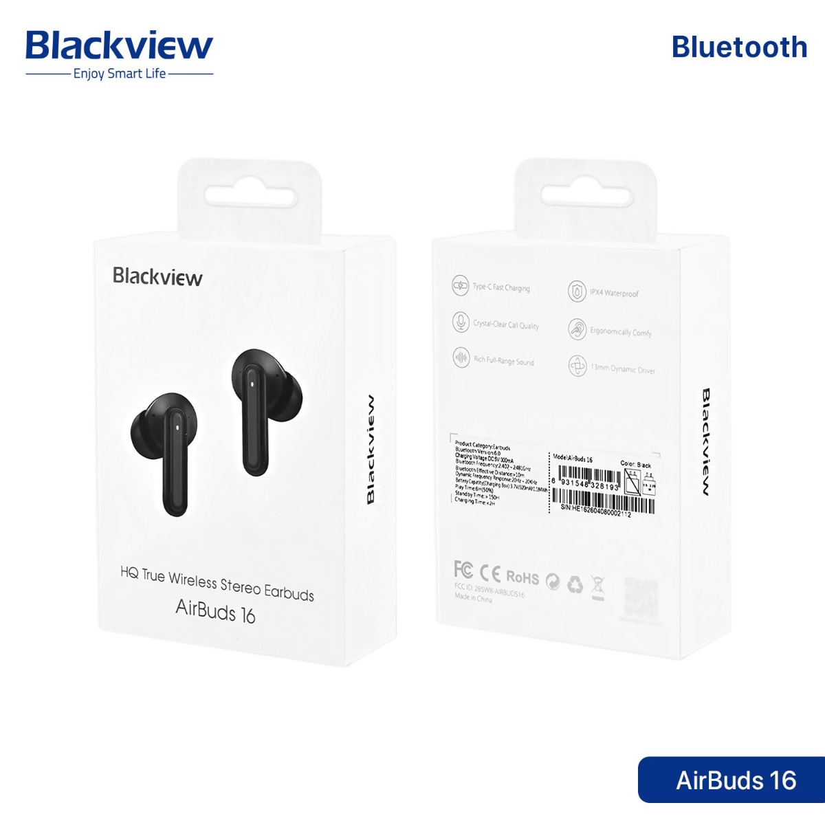 سماعة أذن Blackview AirBuds 16 بلوتوث