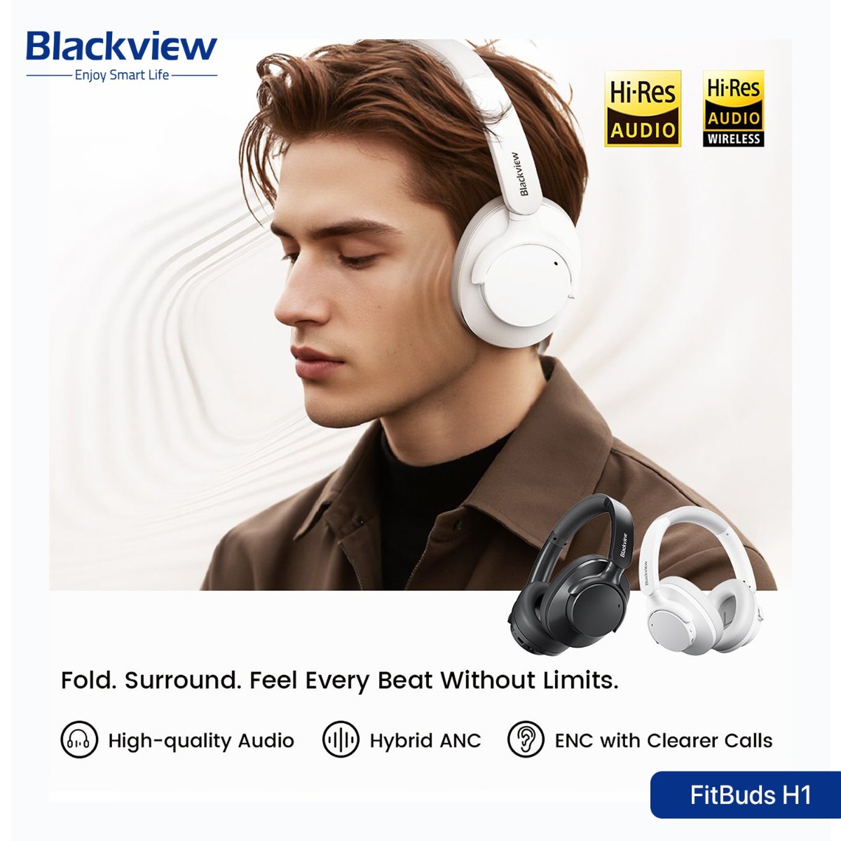 سماعة الرأس Blackview FitBuds H1 بلوتوث