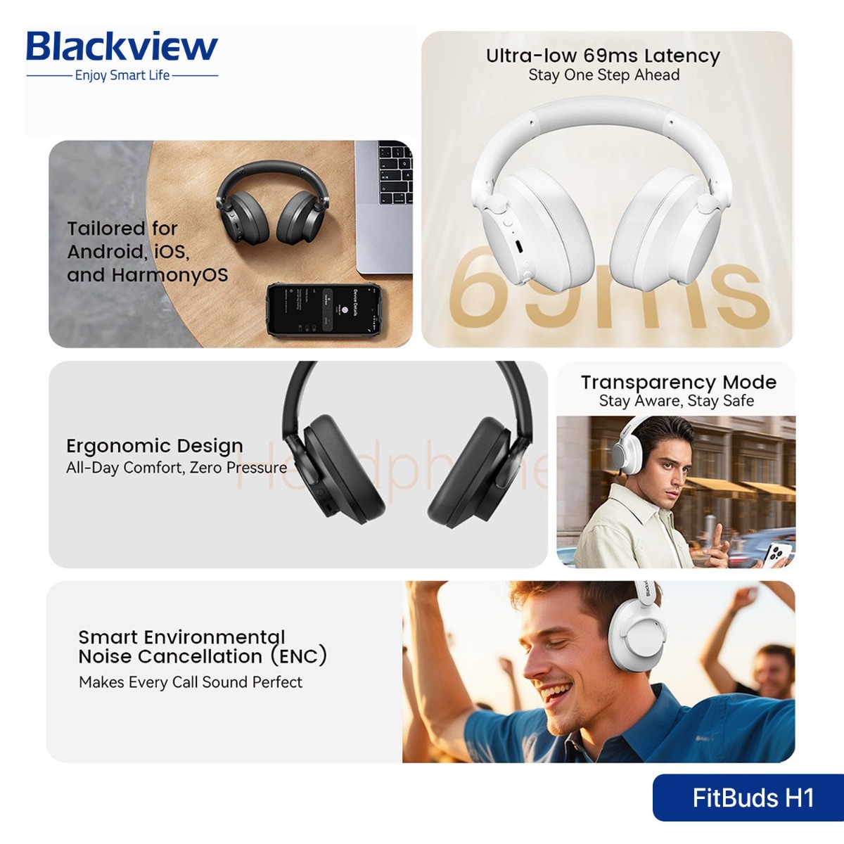 Blackview FitBuds H1 Bluetooth Headphone