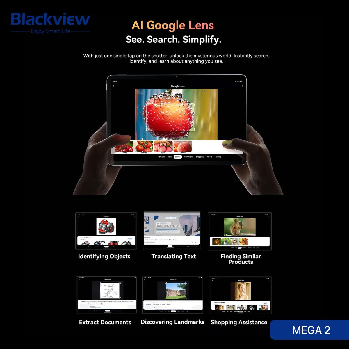 Blackview MEGA 2 Tablet Device - (11.97inch | 256 + 12GB | WiFi)