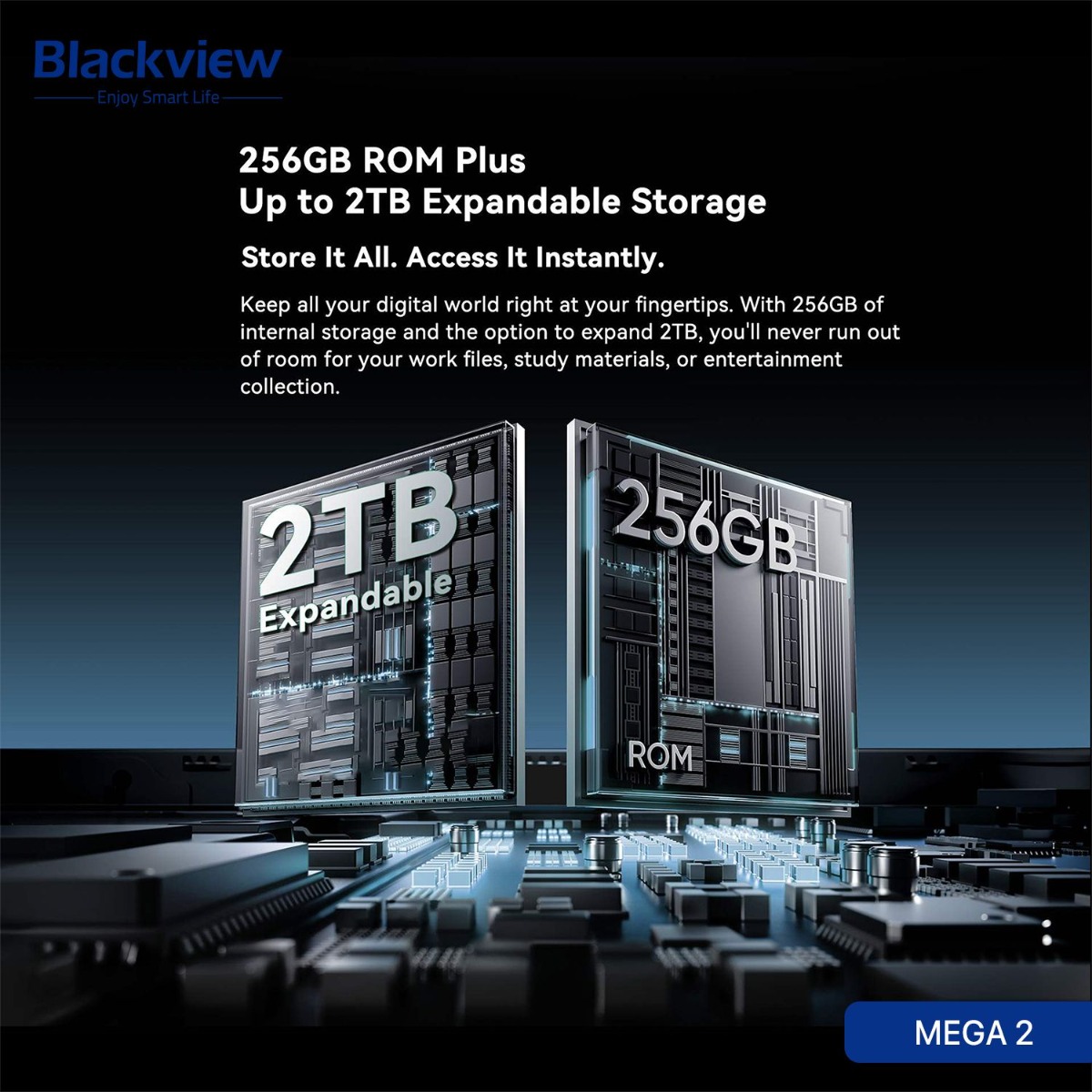 جهاز تابلت Blackview MEGA 2 - (11.97 انش | 256 + 12 جيجابايت | WiFi)