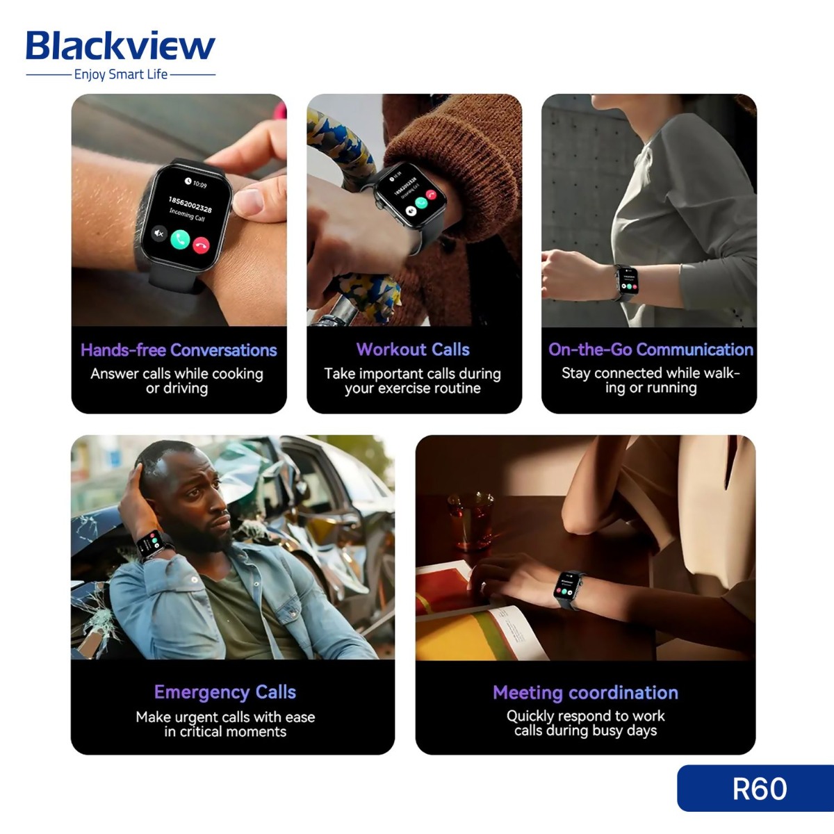 ساعة Blackview R60 الذكية