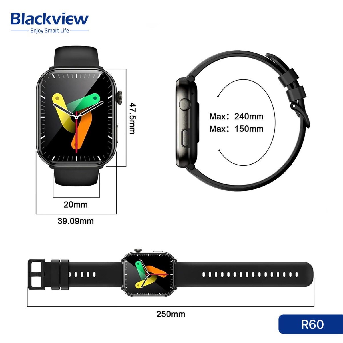 ساعة Blackview R60 الذكية