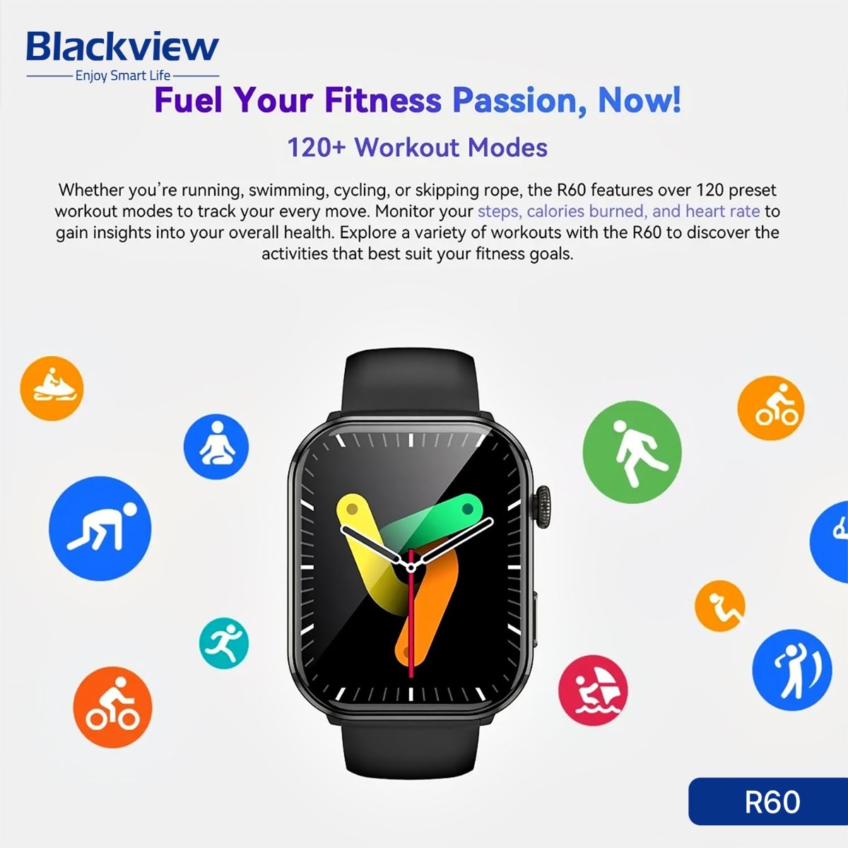 ساعة Blackview R60 الذكية