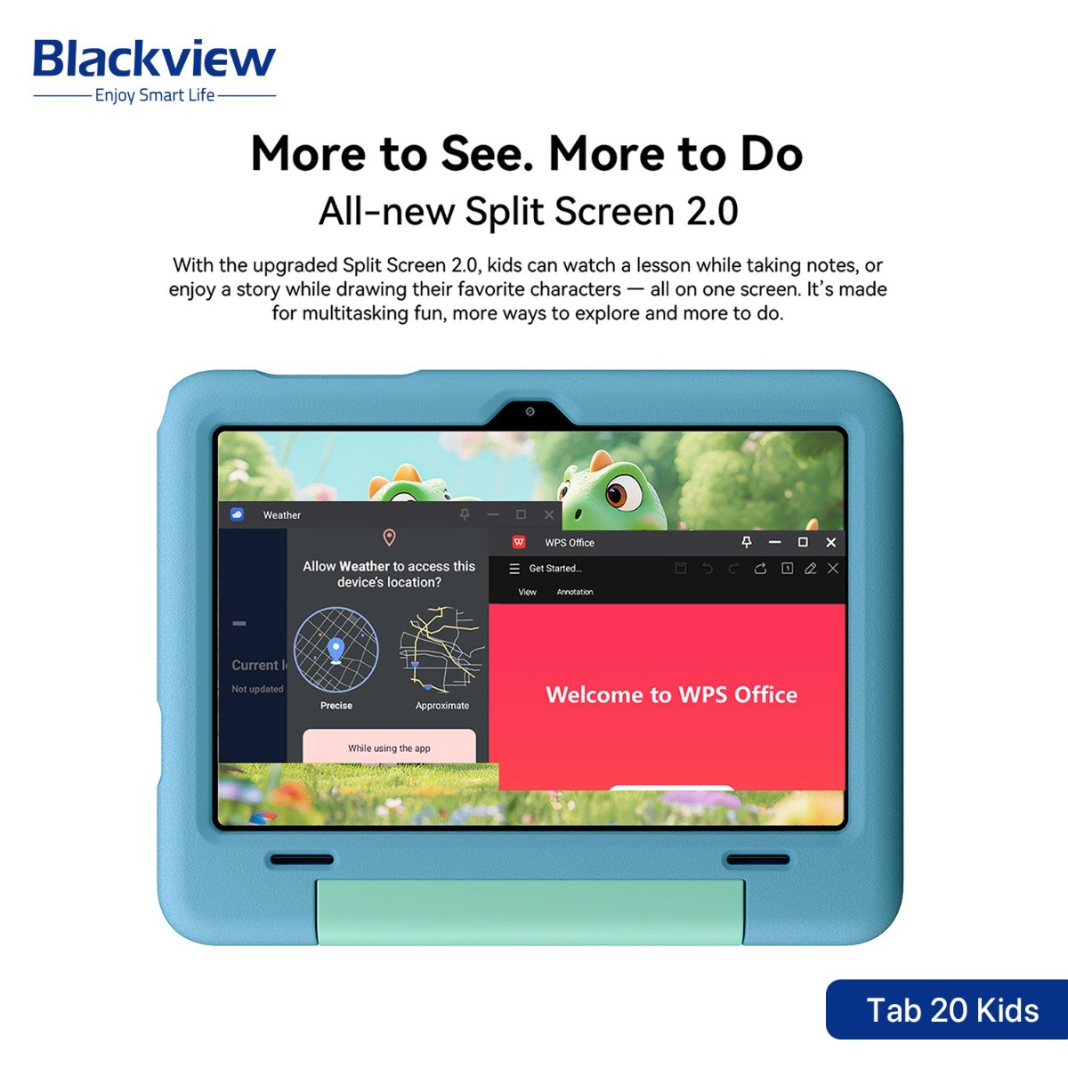 Blackview Tab 20 Kids Tablet Device - (10.1inch | 64 + 4GB | WiFi)