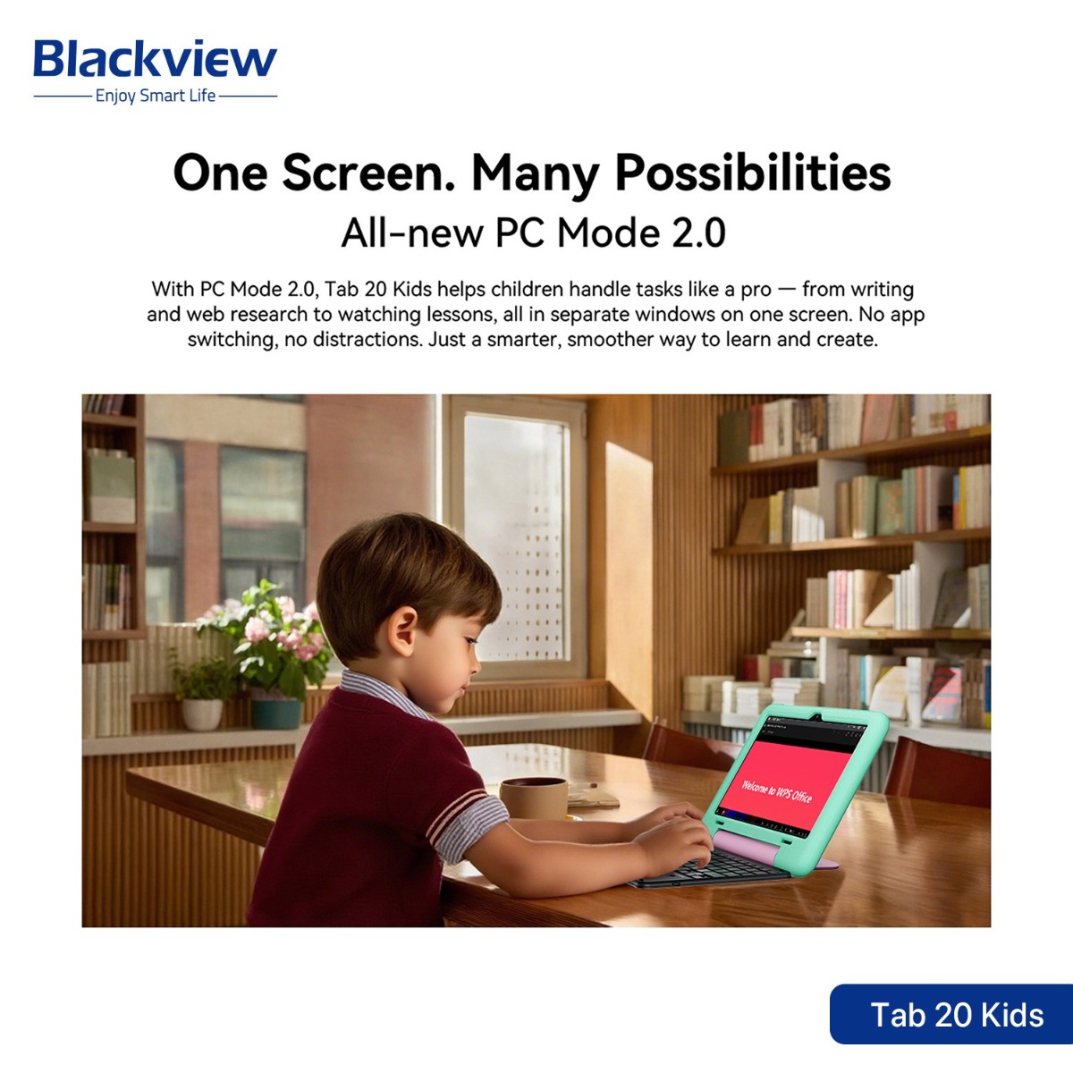 جهاز تابلت Blackview Tab 20 Kids - (10.1 انش | 64 + 4 جيجابايت | WiFi)