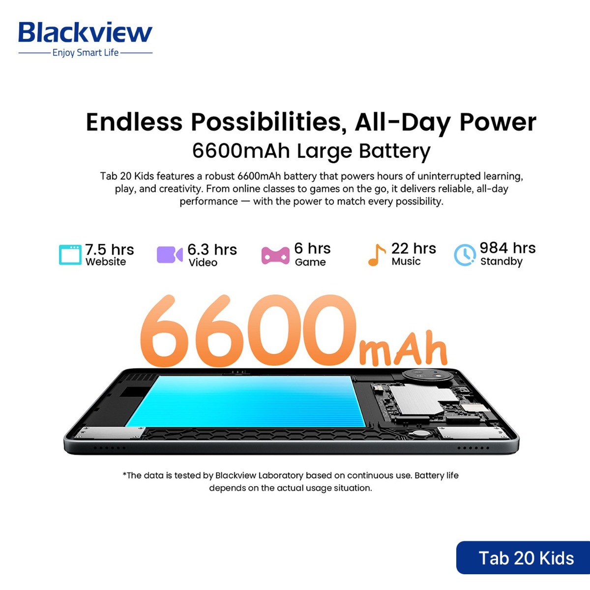 جهاز تابلت Blackview Tab 20 Kids - (10.1 انش | 64 + 4 جيجابايت | WiFi)
