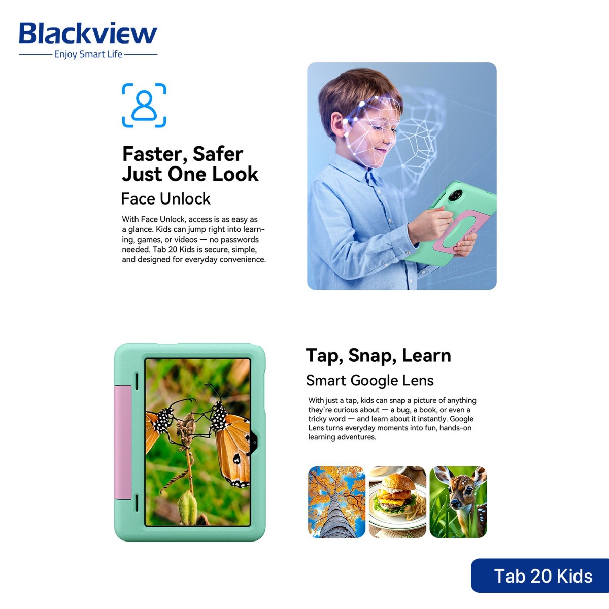 Blackview Tab 20 Kids Tablet Device - (10.1inch | 64 + 4GB | WiFi)