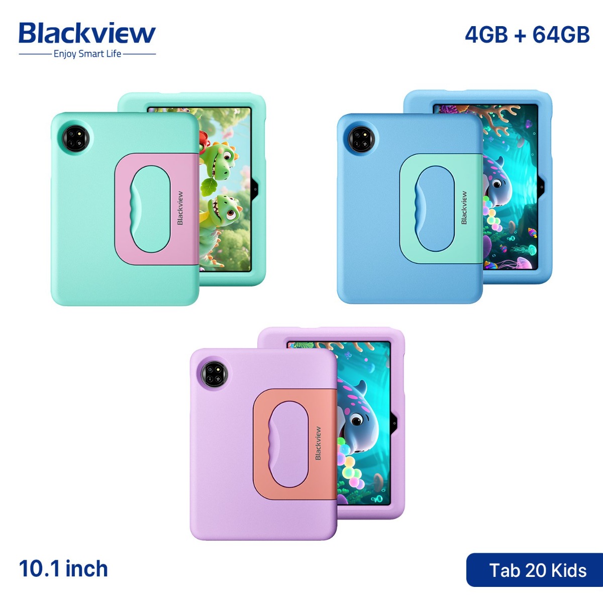 جهاز تابلت Blackview Tab 20 Kids - (10.1 انش | 64 + 4 جيجابايت | WiFi)