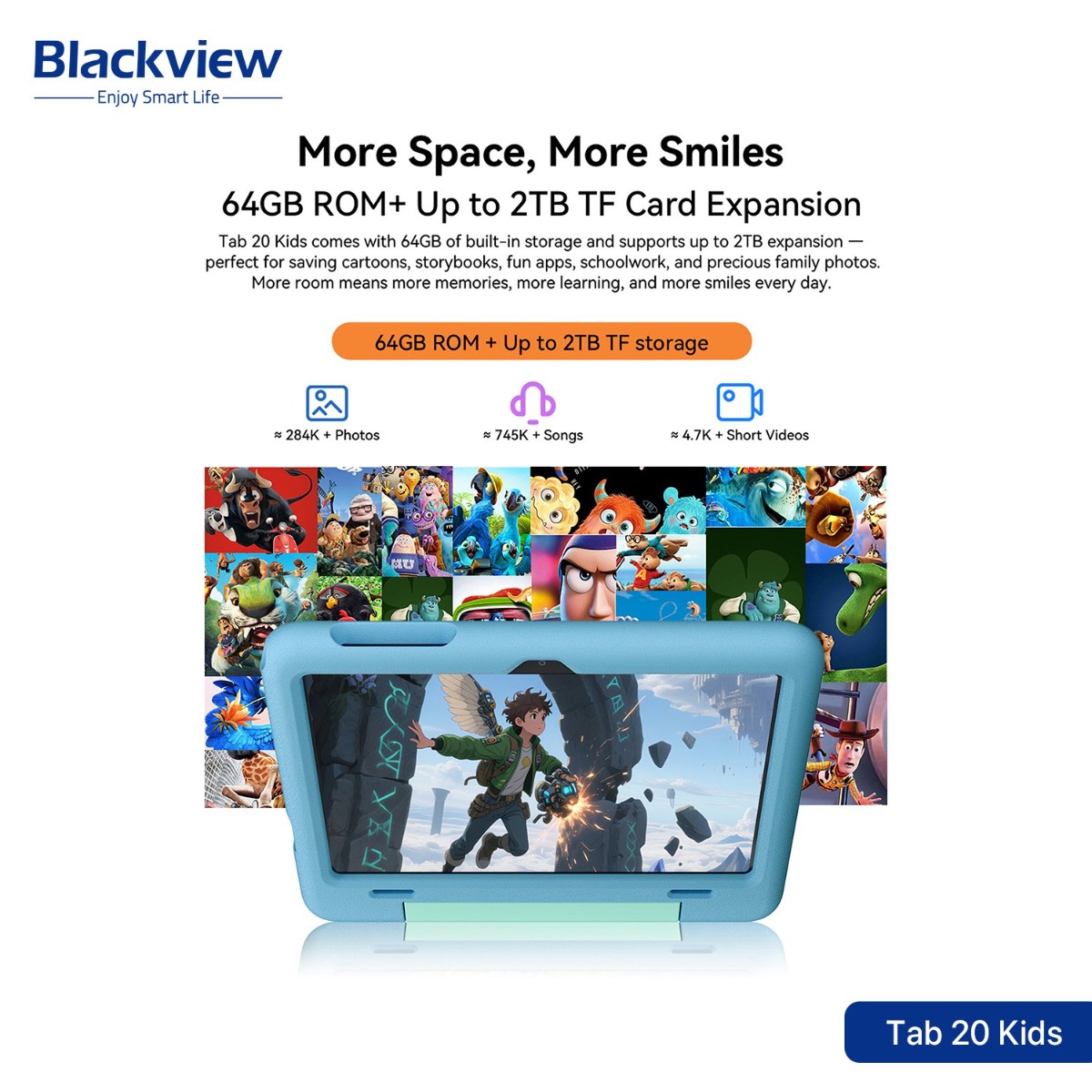 Blackview Tab 20 Kids Tablet Device - (10.1inch | 64 + 4GB | WiFi)