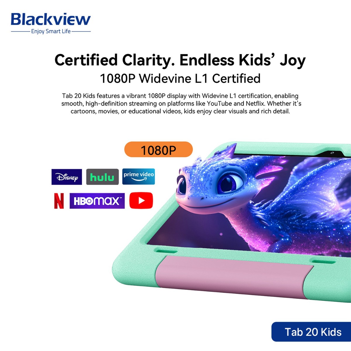 Blackview Tab 20 Kids Tablet Device - (10.1inch | 64 + 4GB | WiFi)
