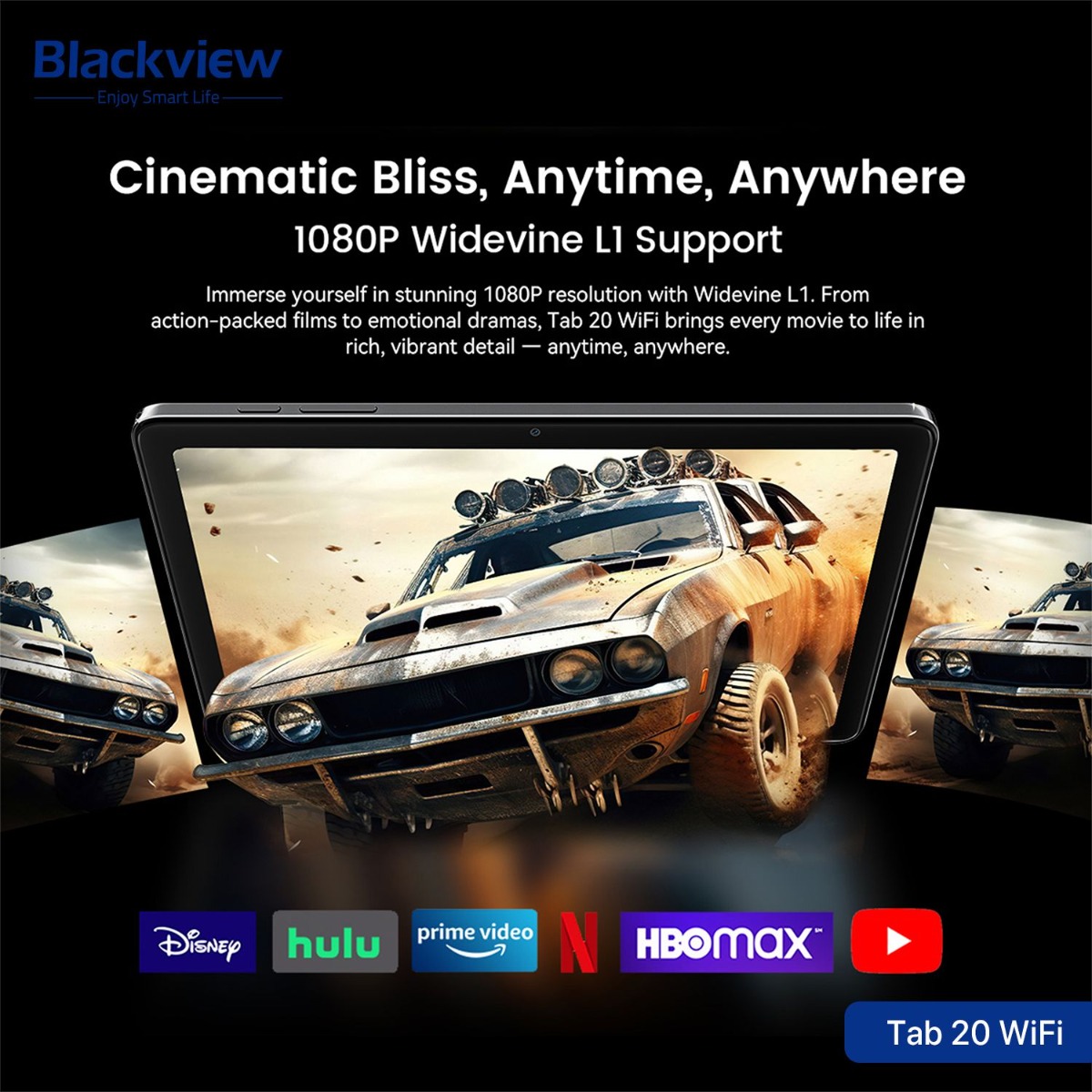 Blackview Tab 20 WiFi Tablet Device - (10.1inch | 64 + 4GB | WiFi)