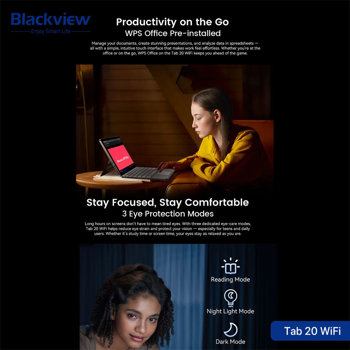 Blackview Tab 20 WiFi Tablet Device - (10.1inch | 64 + 4GB | WiFi)