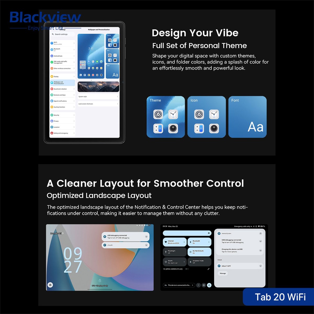 Blackview Tab 20 WiFi Tablet Device - (10.1inch | 64 + 4GB | WiFi)