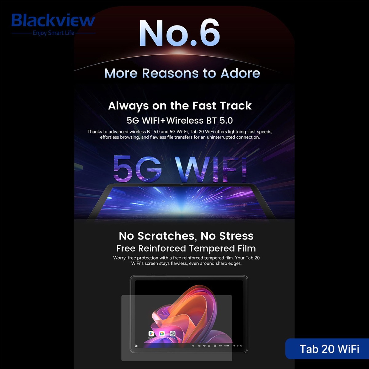 Blackview Tab 20 WiFi Tablet Device - (10.1inch | 64 + 4GB | WiFi)
